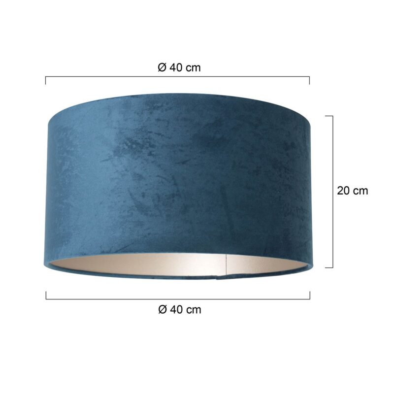 runder-lampenschirm-samt-40-cm-steinhauer-blau-k1068zs-6