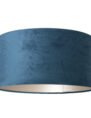 runder-lampenschirm-samt-40-cm-steinhauer-blau-k1068zs