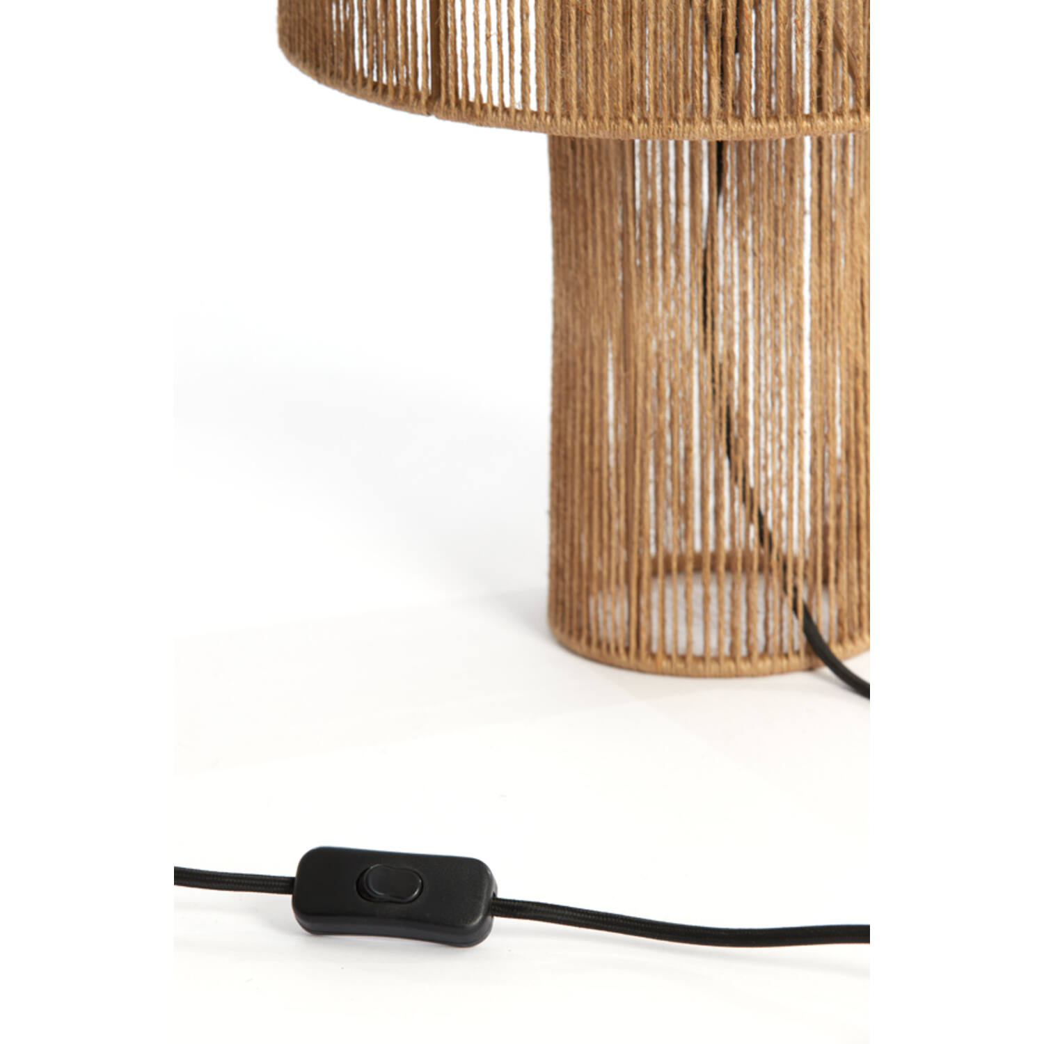 Rustikale beige Seil-Tischlampe Light & Living Lavatera – Bild 3