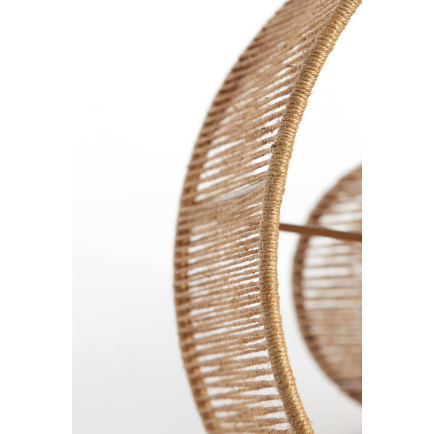 Rustikale beige Seil-Tischlampe Light & Living Lavatera – Bild 5