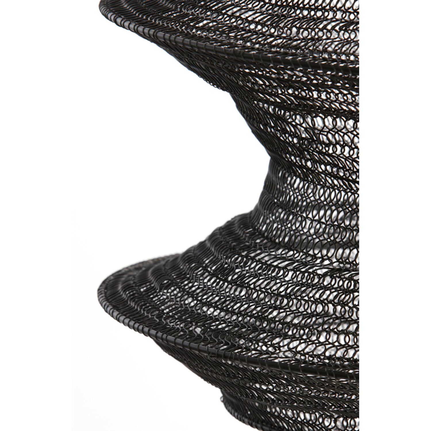 Rustikale schwarze feinmaschige Hängelampe Light & Living Nakisha – Bild 6