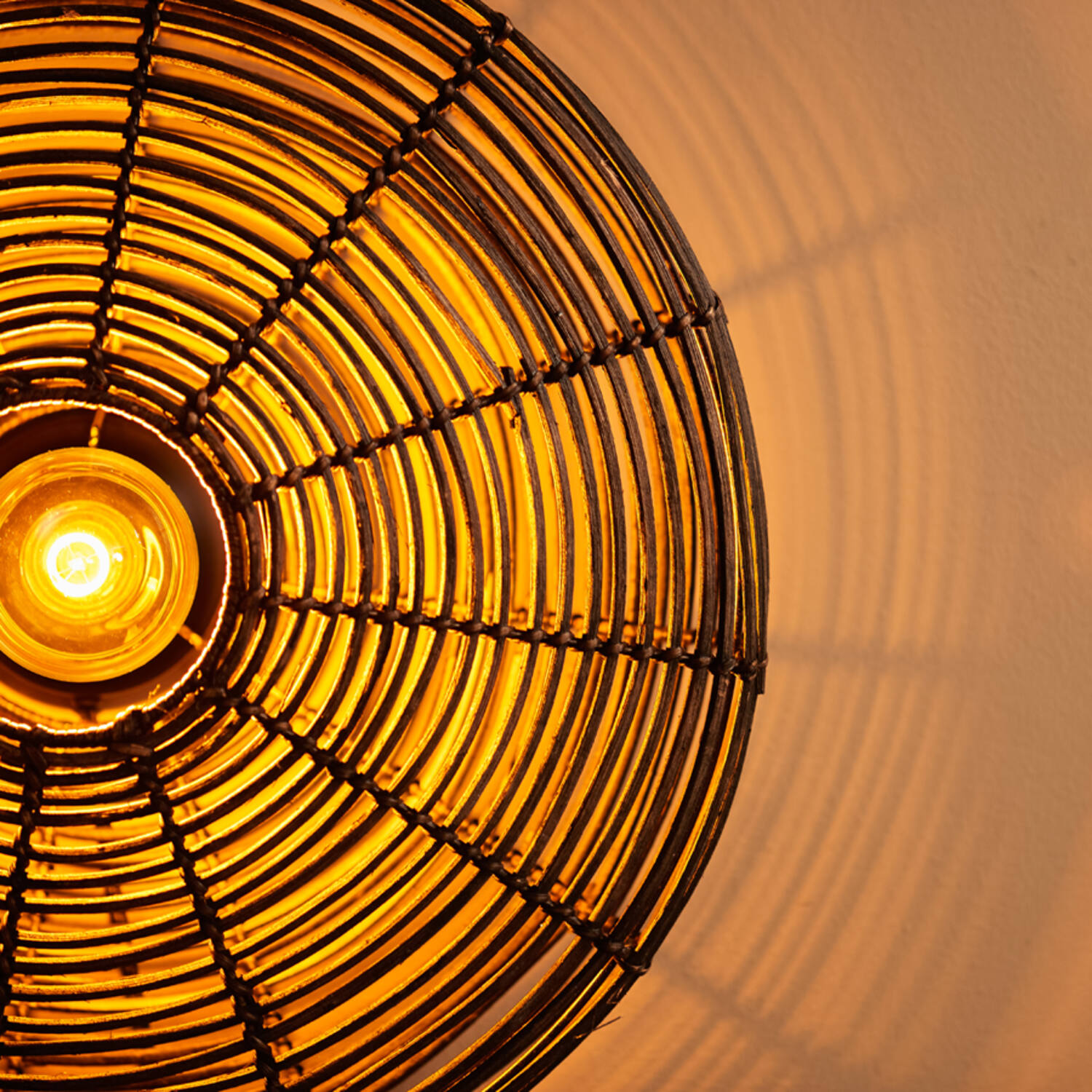 Rustikale schwarze Holz-Wandlampe Light & Living Mataka – Bild 3