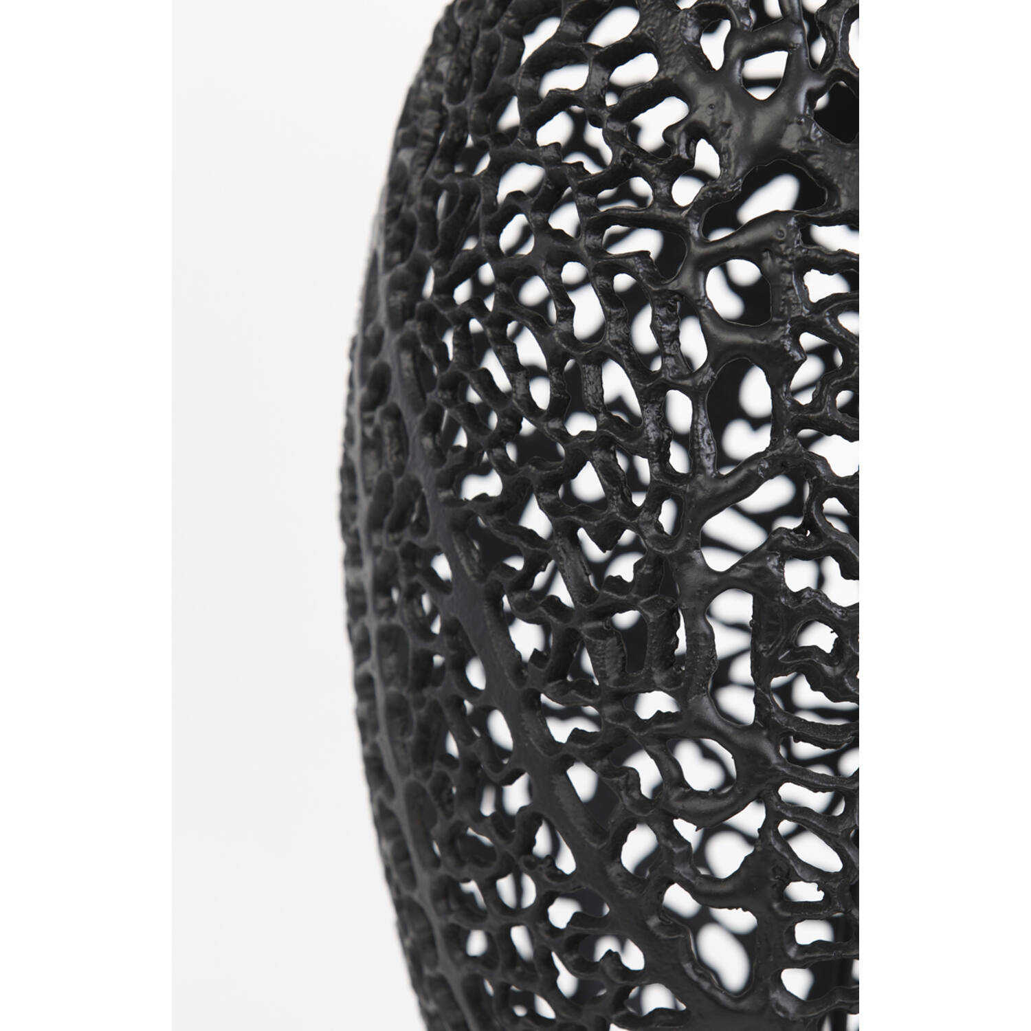 Rustikale schwarze Vasen-Tischlampe Light & Living Sinula – Bild 4