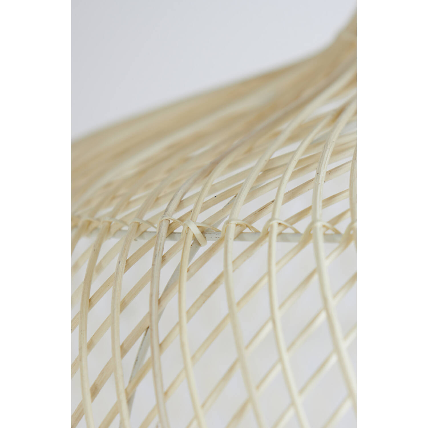 Rustikale weiße Rattan Hängelampe Light & Living Charita – Bild 6