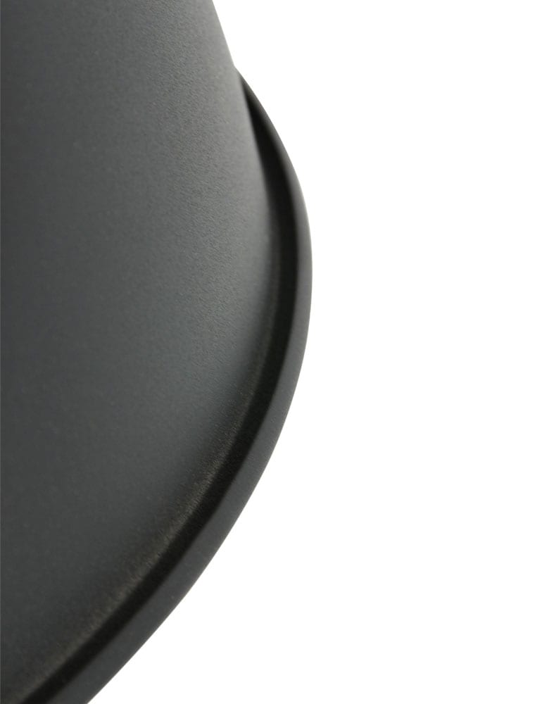 Industrielle schwarze Holz-Hängeleuchte Mexlite Emile – Bild 5