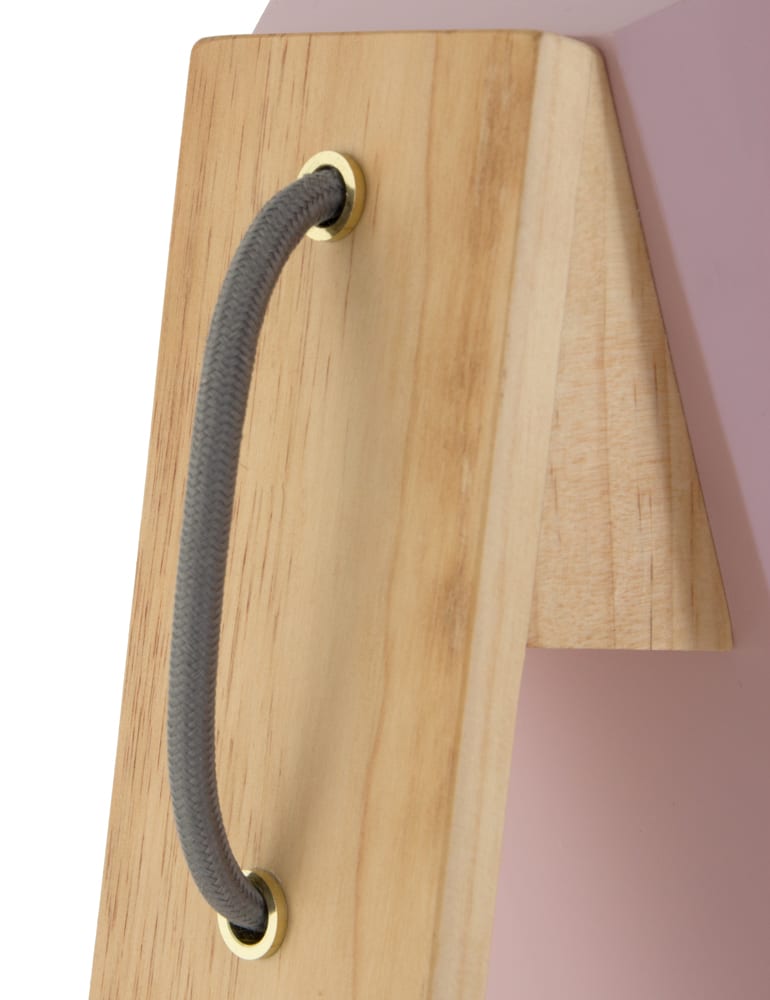 Schöne Tischlampe Seletti Woodspot pastellrosa – Bild 3