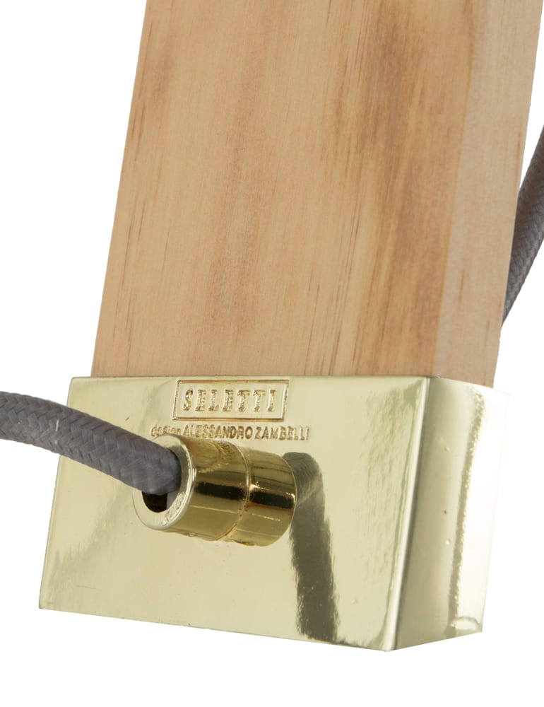 Schöne Tischlampe Seletti Woodspot pastellrosa – Bild 4