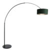 schwarze-bogenlampe-mit-grunem-lampenschirm-steinhauer-sparkled-8127zw