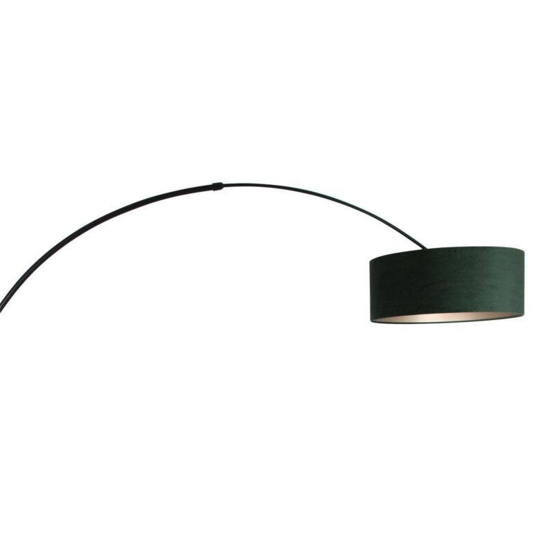 schwarze-bogenlampe-mit-grunem-lampenschirm-steinhauer-sparkled-8127zw-15