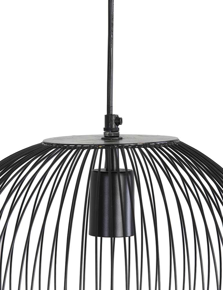 Schwarze Hängelampe Pendelleuchte Light & Living Abby – Bild 5