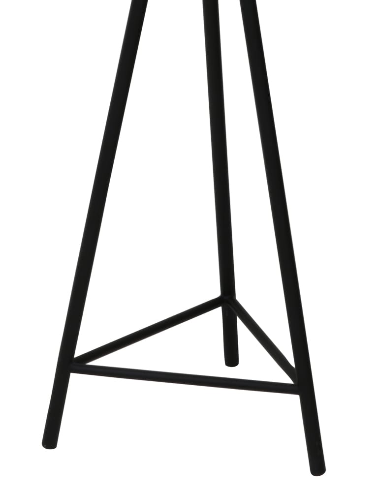 Schwarze Stativ-Stehlampe mit Drahtabdeckung Light & Living – Bild 4