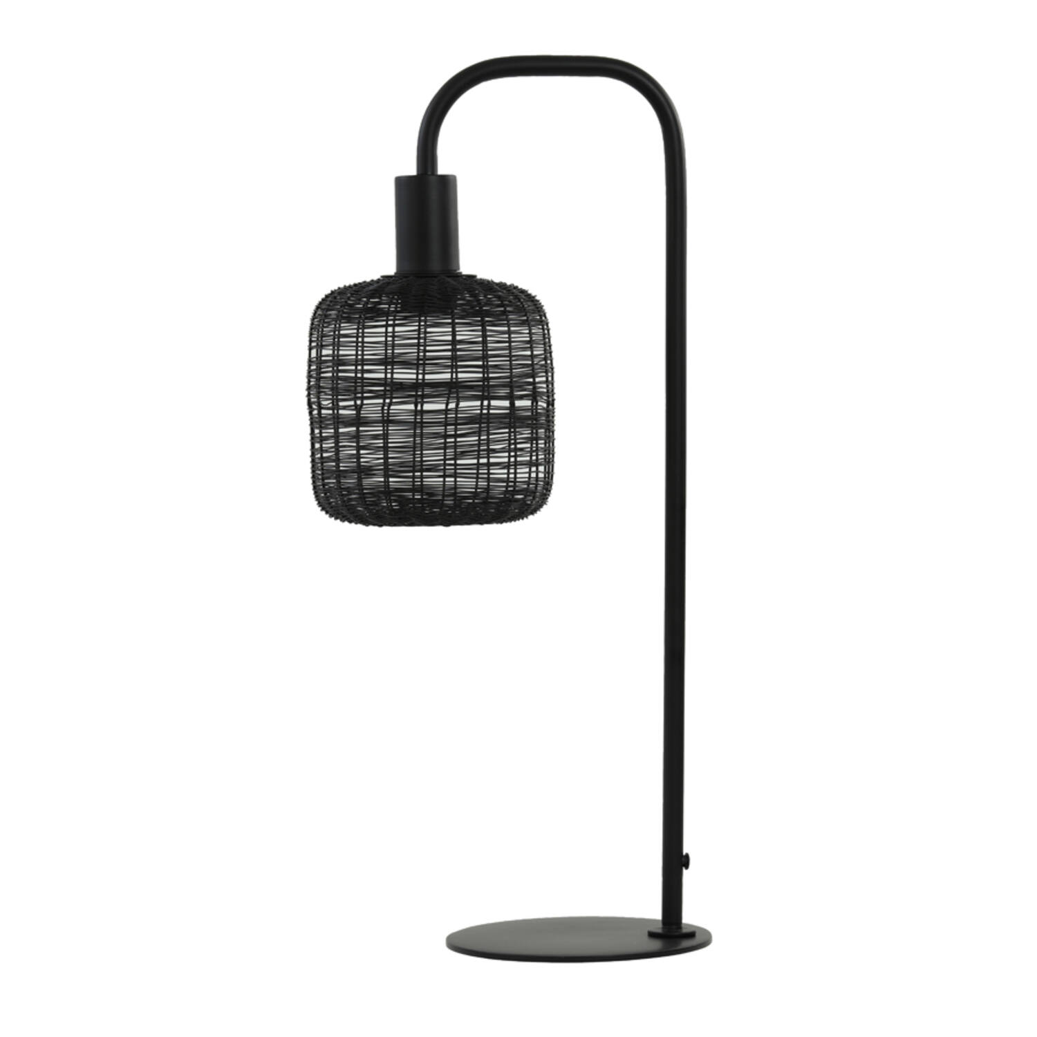 Schwarze Tischlampe modern Light & Living Lekang – Bild 2
