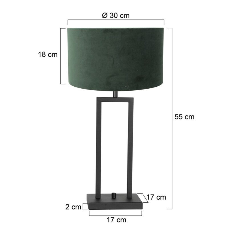 schwarze-tischleuchte-gruner-lampenschirm-steinhauer-stang-schwarz-grun-8212zw-6