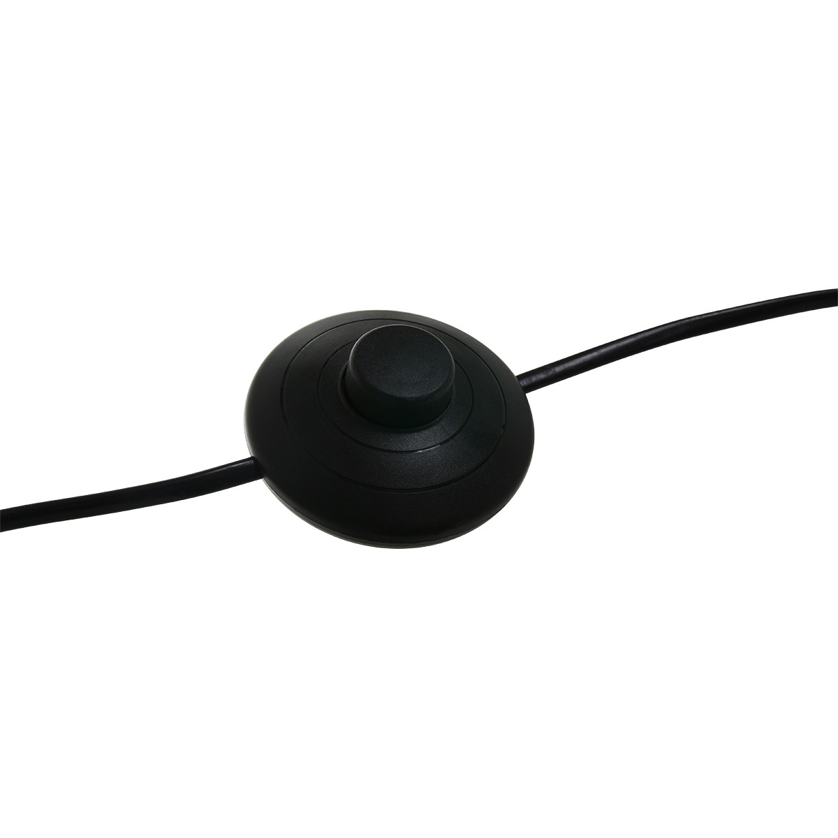 Schwarze Bogenstehlampe mit natürlicher Kappe Mexlite Solva – Bild 9