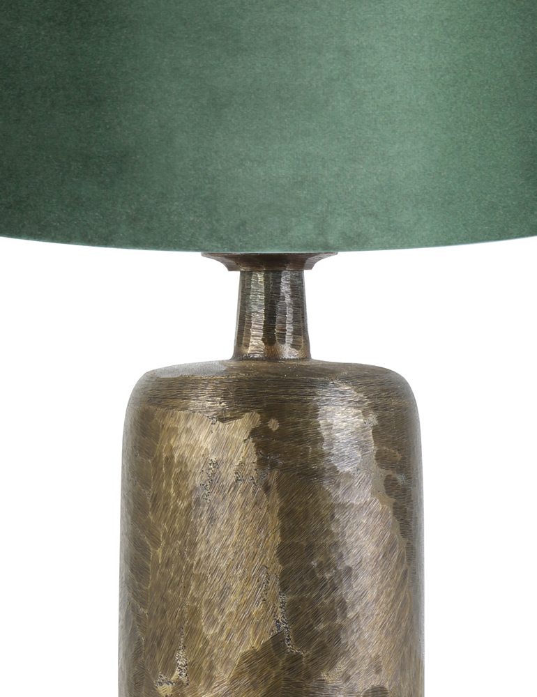 Sideboardlampe mit grünem Schirm Light & Living Papey Bronze – Bild 2