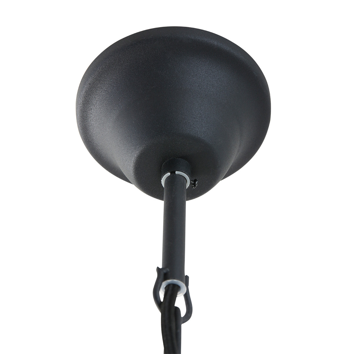 Skandinavische schwarze Metall-Hängeleuchte Mexlite Espen – Bild 6