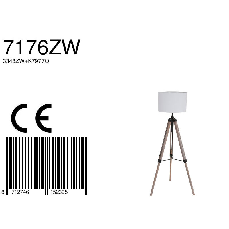 Skandinavische Stehlampe mit dreibeinigem Gestell Mexlite Triek – Bild 7