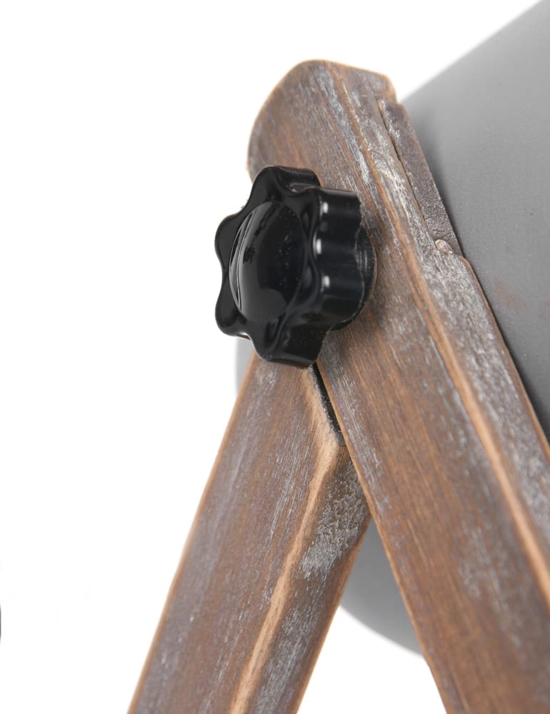 Skandinavische Tischlampe Trio Leuchten Marc Grau – Bild 6