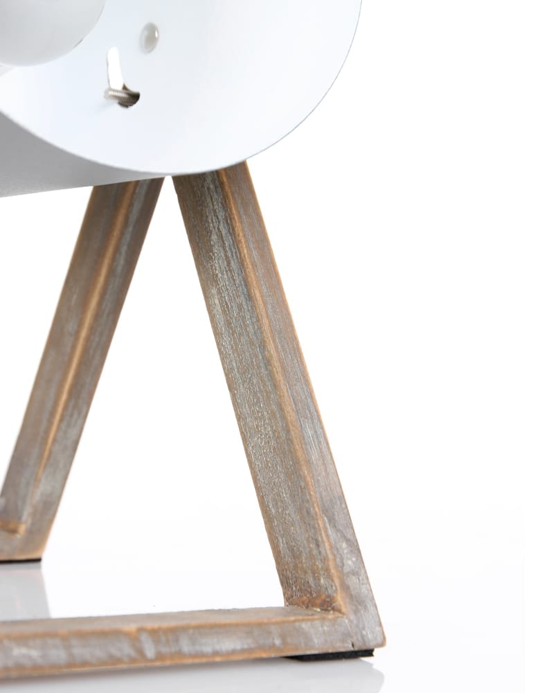 Skandinavische Tischlampe Trio Leuchten Marc Grau – Bild 7