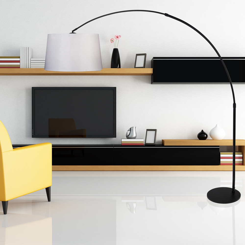 Stabile Bogenlampe für Wohnräume Steinhauer Sparkled Light – Bild 3