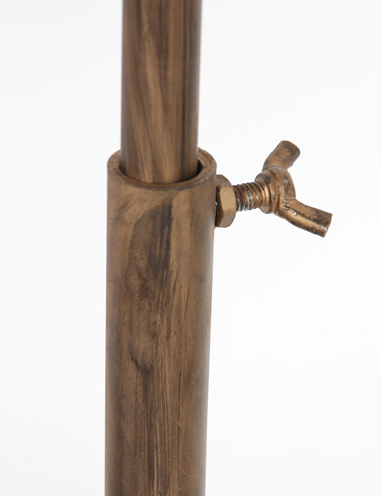 Stativ-Stehlampe mit Schirm Anne Light & Home Sprocket schwarz – Bild 12