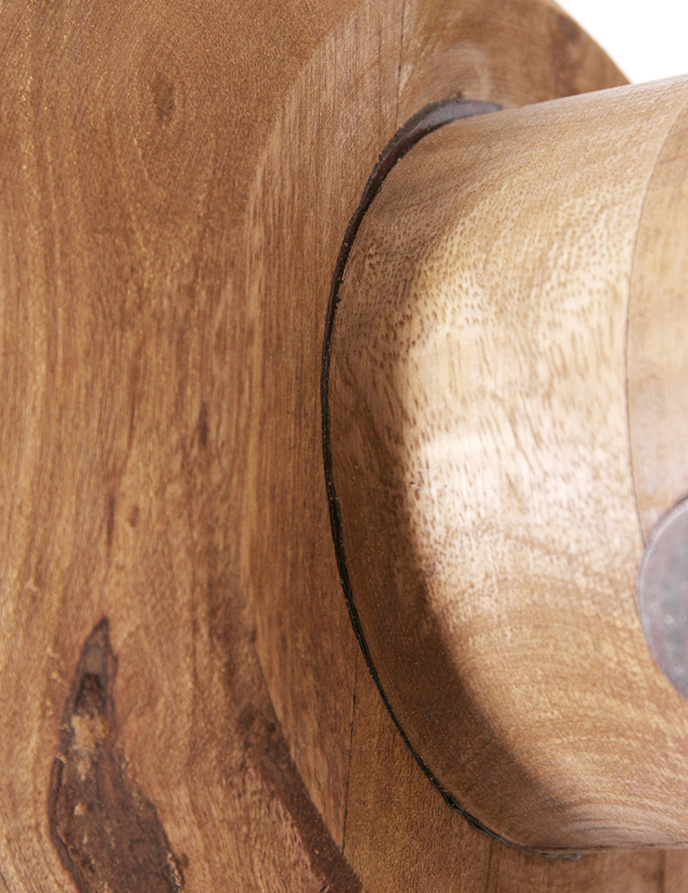 Stehleuchte mit Holzschirm Light & Living Imbert braun – Bild 6