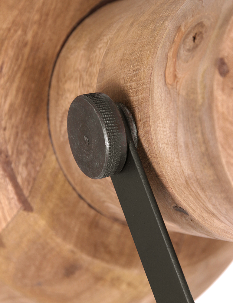 Stehleuchte mit Holzschirm Light & Living Imbert braun – Bild 8