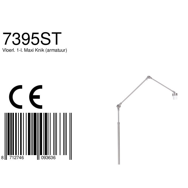 Stehleuchte mit Knickarm Steinhauer Prestige Chic – Bild 7