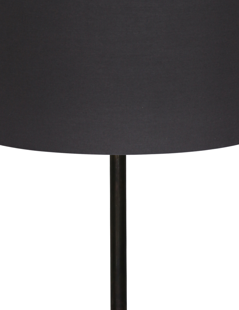 Stehleuchte mit Schirm Light & Living Phuket schwarz – Bild 2