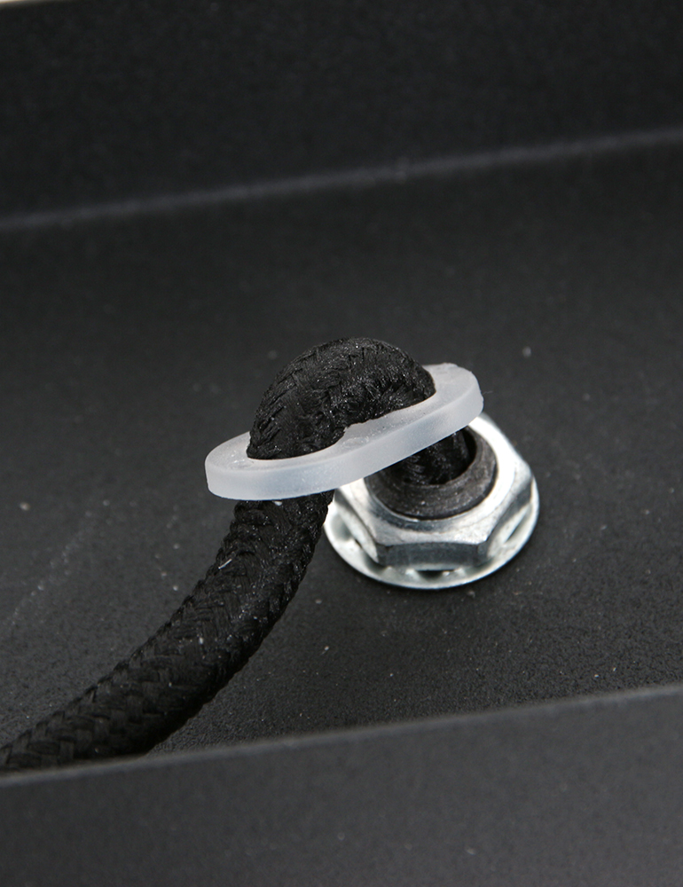 Stilvolle Rauchglas Esszimmerlampe Steinhauer Lotus schwarz – Bild 12