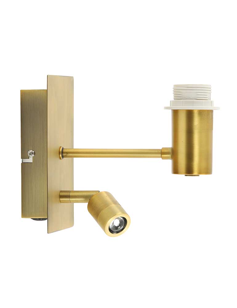 Stilvolle Wandlampe Light & Living Montana bronze – Bild 2