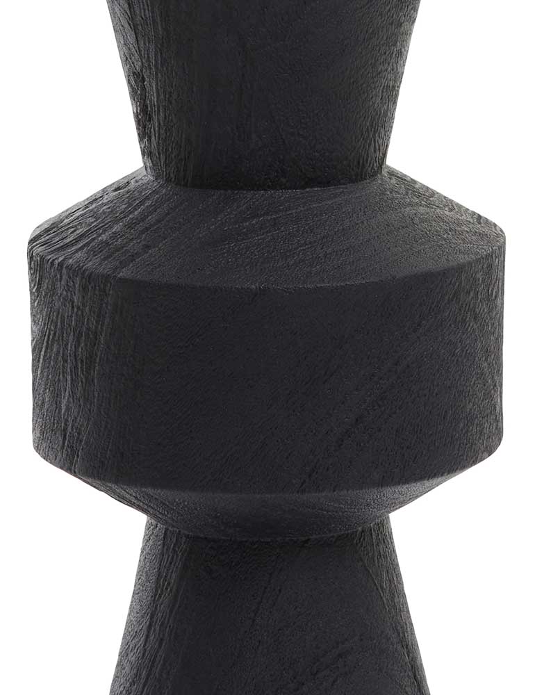 Tischlampe aus Holz mit goldenem Schirm Light & Living Gregor gold und schwarz – Bild 4