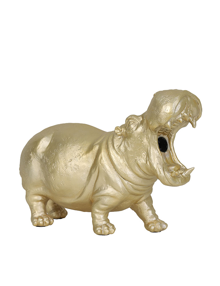 Tischlampe gold Light & Living Hippo – Bild 3