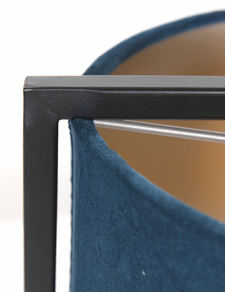 Tischlampe mit Lampenschirm Light & Living Santos petrol – Bild 3