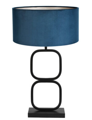 tischlampe-mit-rundem-fuss-und-blauem-schirm-light-&-living-lutika-schwarz-7077zw