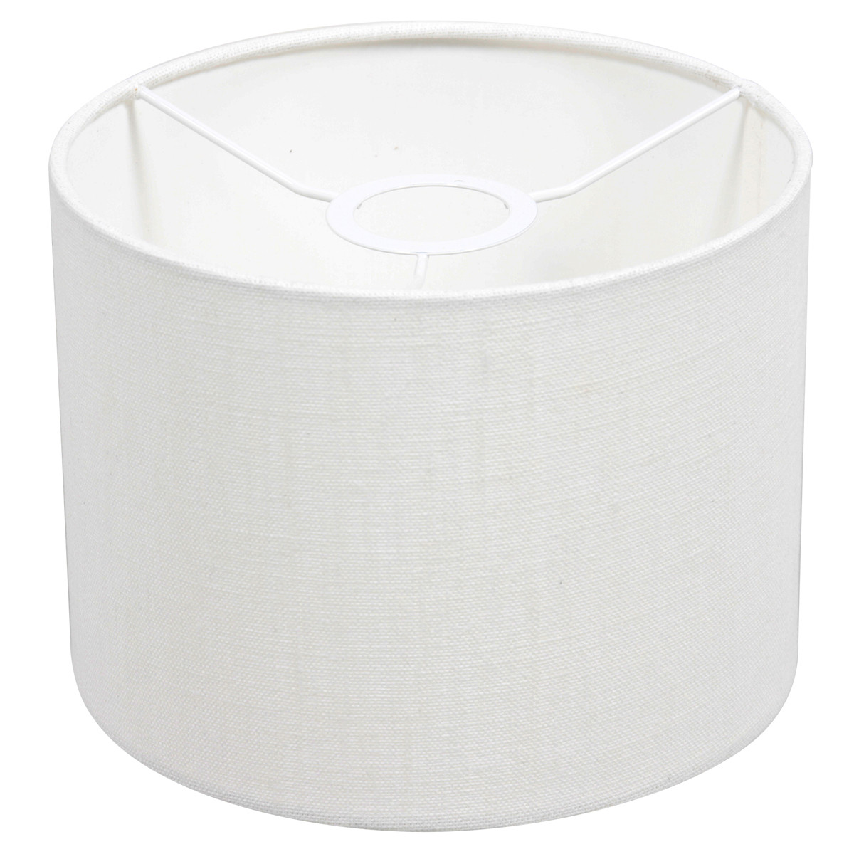 Tischlampe mit weißem Leinenschirm Steinhauer Stang – Bild 5