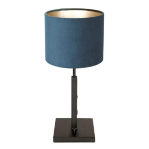tischlampe-steinhauer-stang-blau|schwarz-8249zw