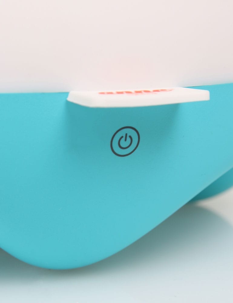 Tischleuchte Donut Anne Lighting Catching Light weiß und blau – Bild 5