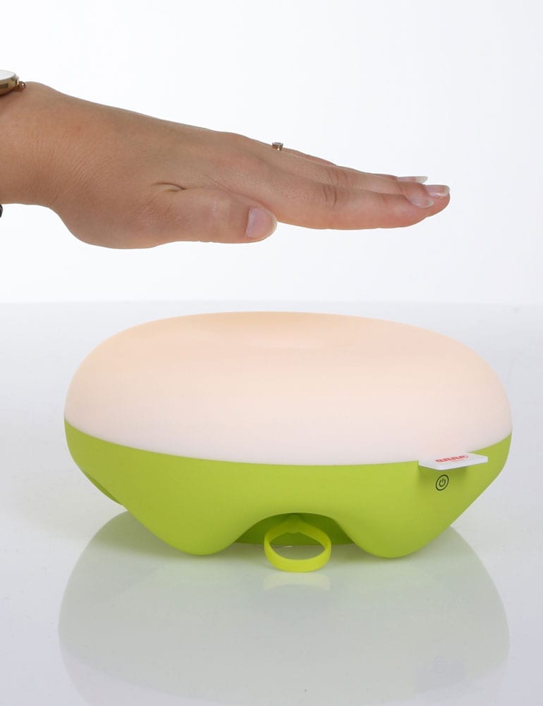 Tischleuchte Donut Anne Lighting Catching Light weiß und grün – Bild 2