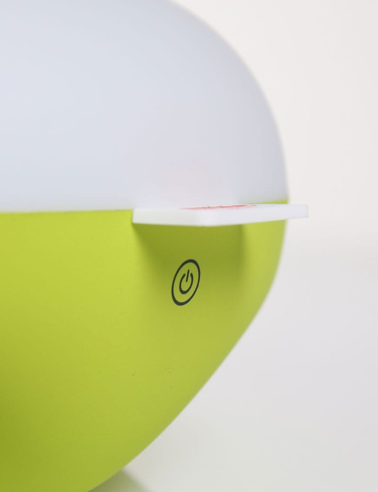 Tischleuchte Donut Anne Lighting Catching Light weiß und grün – Bild 3