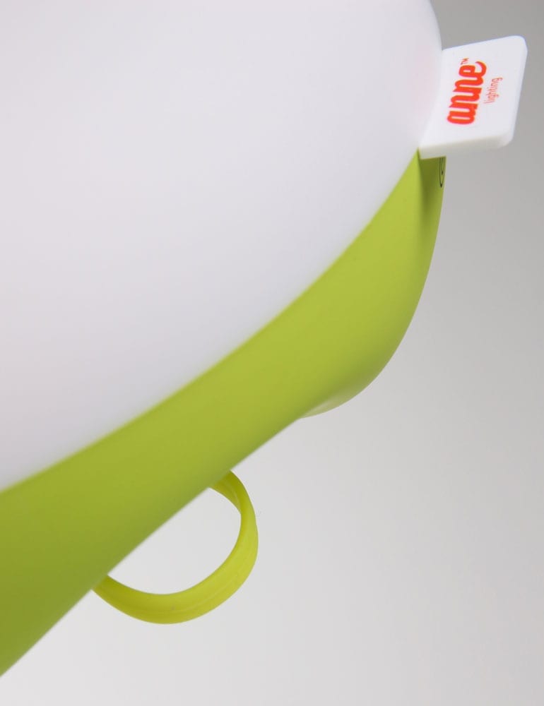 Tischleuchte Donut Anne Lighting Catching Light weiß und grün – Bild 6