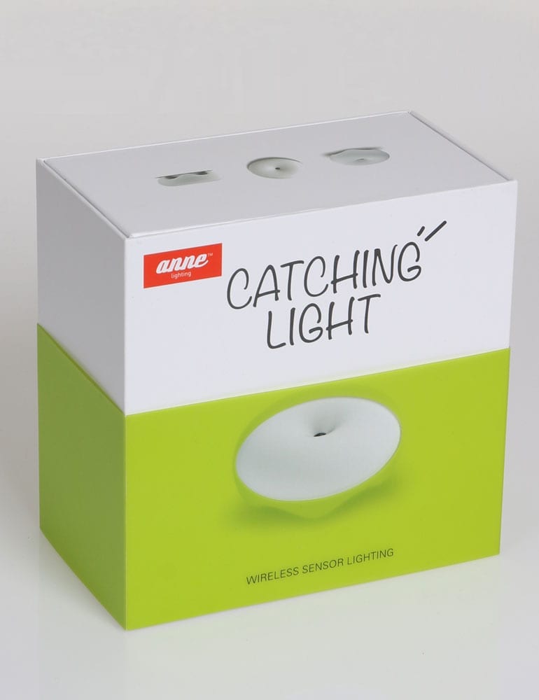 Tischleuchte Donut Anne Lighting Catching Light weiß und grün – Bild 7