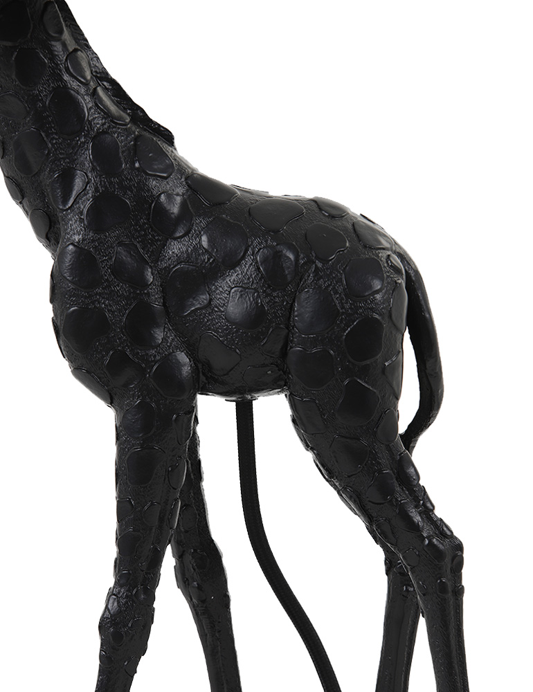 Tischleuchte Giraffe mit grünem Schirm Light & Living schwarz – Bild 4