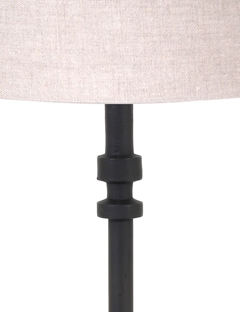 Tischleuchte im Landhausstil Light & Living Howell schwarz – Bild 2