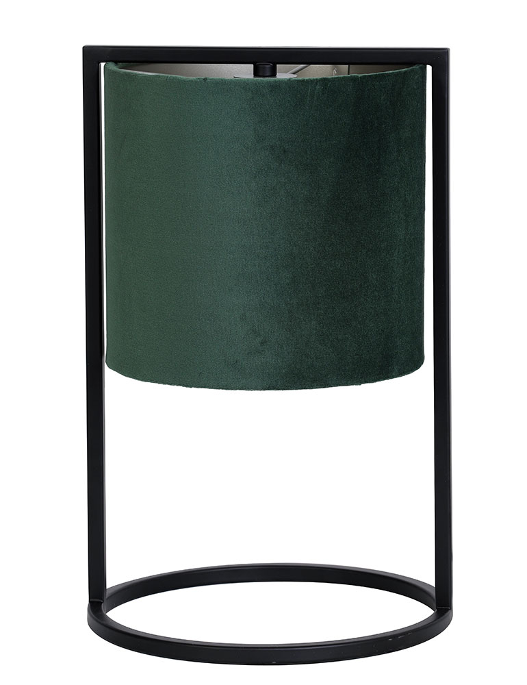 Tischleuchte mit Metallrahmen Light & Living Santos grün – Bild 3