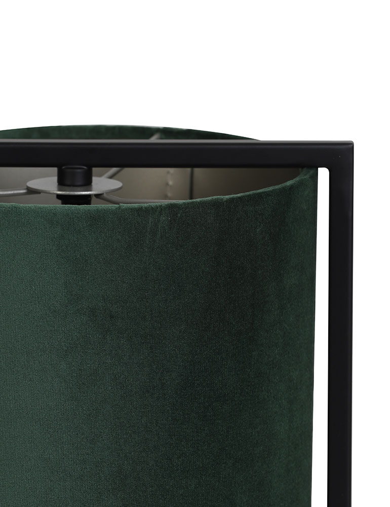 Tischleuchte mit Metallrahmen Light & Living Santos grün – Bild 4