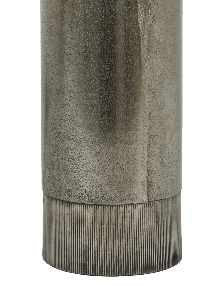 Tischleuchte mit weißem Schirm Light & Living Savi altsilber – Bild 4