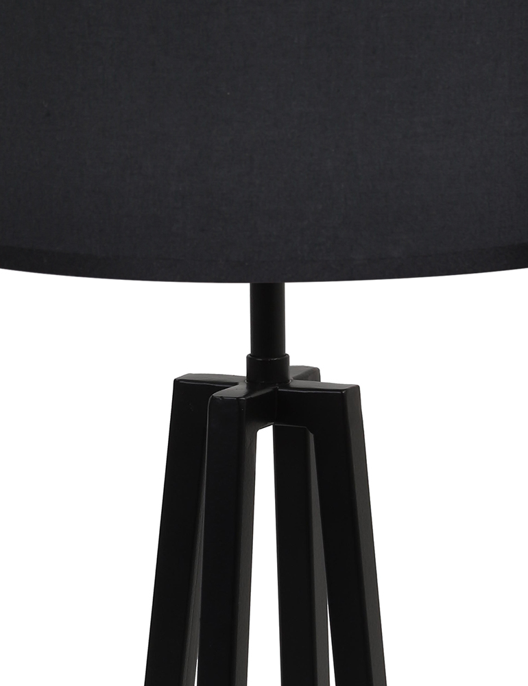 Tolle Tischleuchte Light & Living Miley schwarz – Bild 2