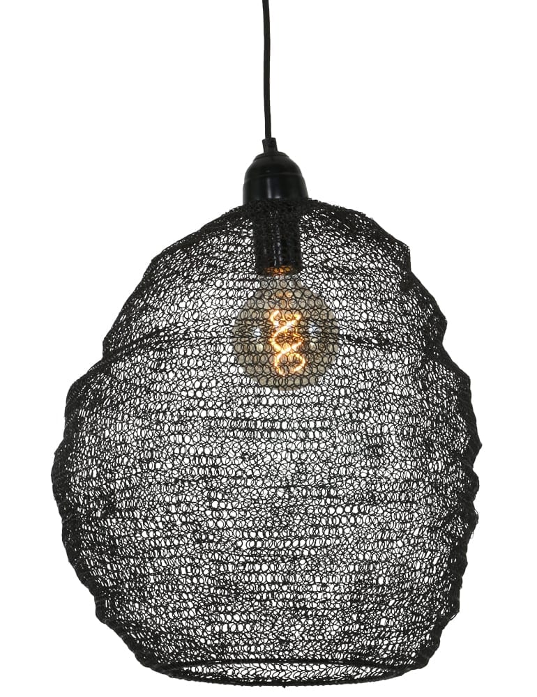 Trendige Lampe von Light & Living Nina schwarz ø 42cm – Bild 2