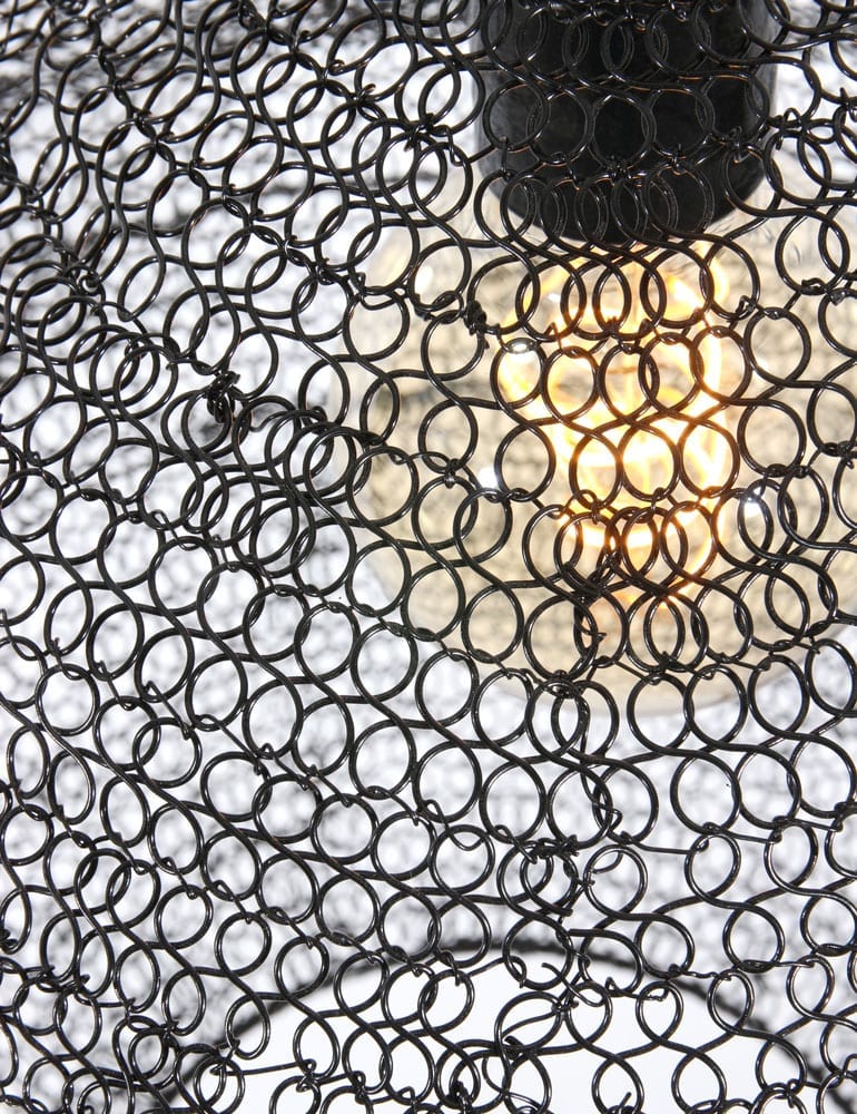 Trendige Lampe von Light & Living Nina schwarz ø 42cm – Bild 4